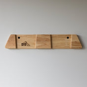 Vail Ski Display | Minimalist Wood Rack | Small, Wall Mounted, StoreYourBoard, , , at Festive Water Paddlesports