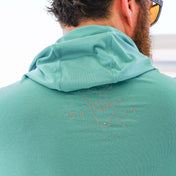 Vibe Performance Hoodie, Apparel, Vibe Kayaks, Caribbean Blue S at Festive Water Paddlesports