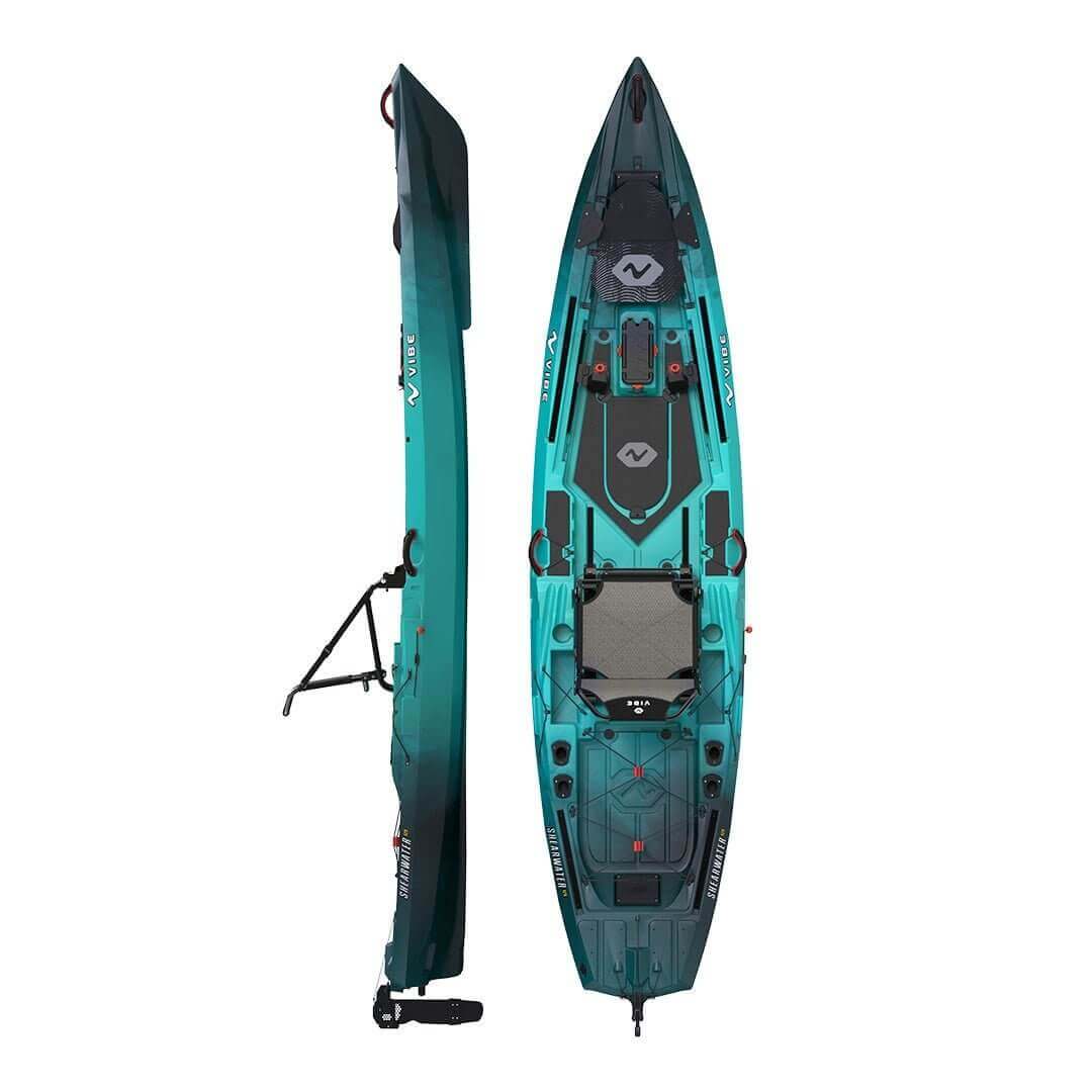 Vibe Shearwater 125 Caribbean Blue, Kayaks, Vibe Kayaks, at Festive Water Paddlesports