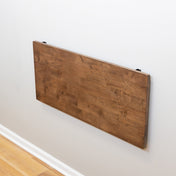 Wakefield Foldable Workbench | Dark Wood Tabletop with Black Brackets | Heavy - Duty Table, Wall Mounted, StoreYourBoard, , , at Festive Water Paddlesports