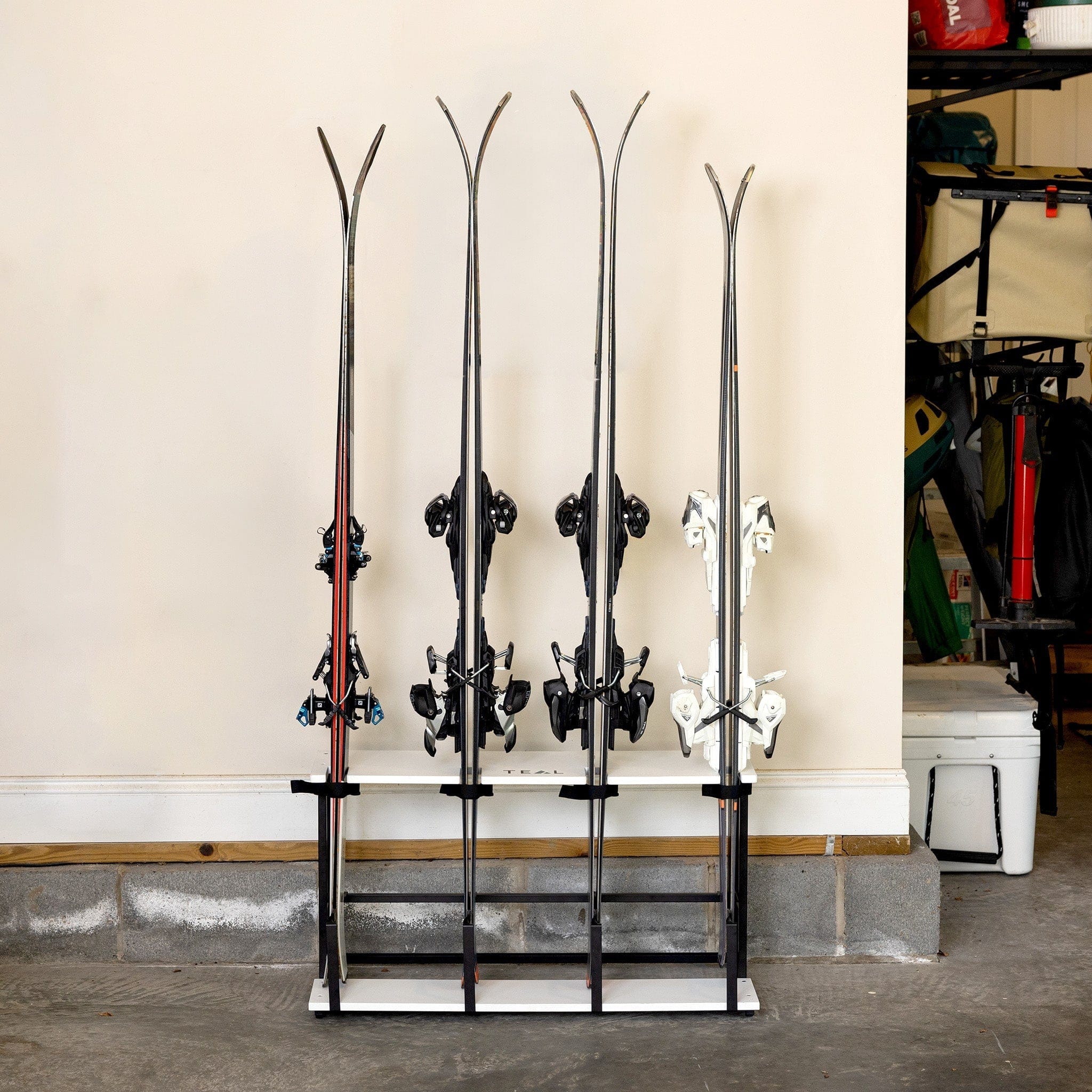 Wasatch Ski Organizer | Holds 4 Pairs of Skis & Poles, Freestanding, StoreYourBoard, , , at Festive Water Paddlesports