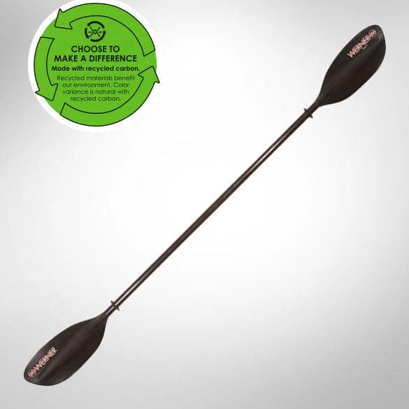 Werner Tybee CF Adjustable Straight Shaft, Kayak Paddle, Werner, LeverLock, , at Festive Water Paddlesports