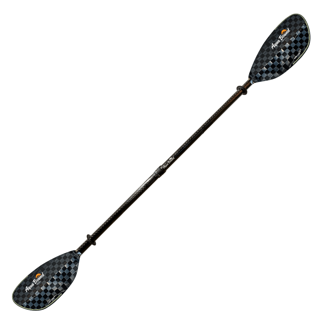 Whiskey Carbon 2-Piece Versa-Lok Straight Shaft Kayak Paddle, Kayak Paddle, Aqua Bound, 200-215 cm at Festive Water Paddlesports