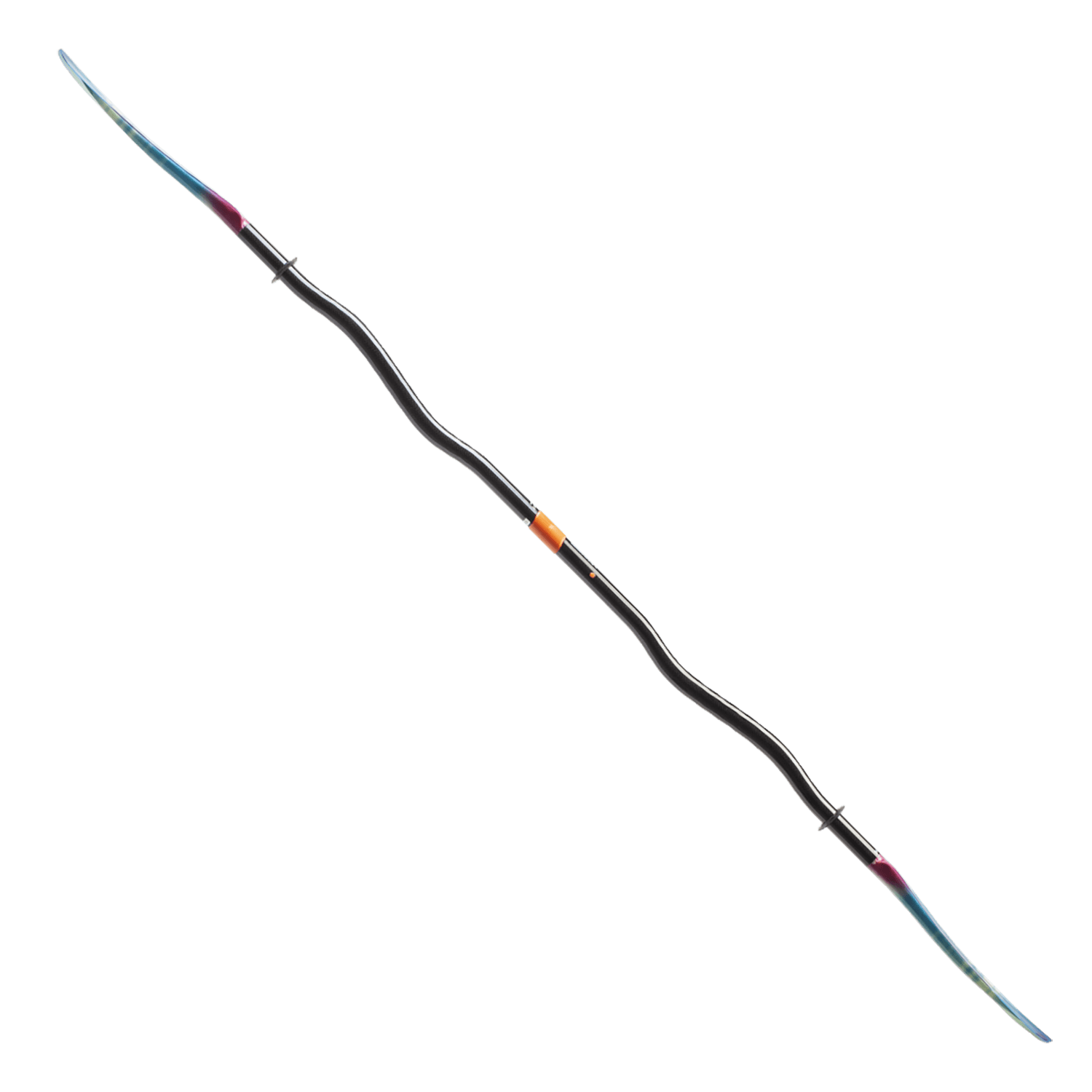 Whiskey Fiberglass 2-Piece Bent Shaft Kayak Paddle, Kayak Paddle, Aqua Bound, Northern Lights 200 cm at Festive Water Paddlesports