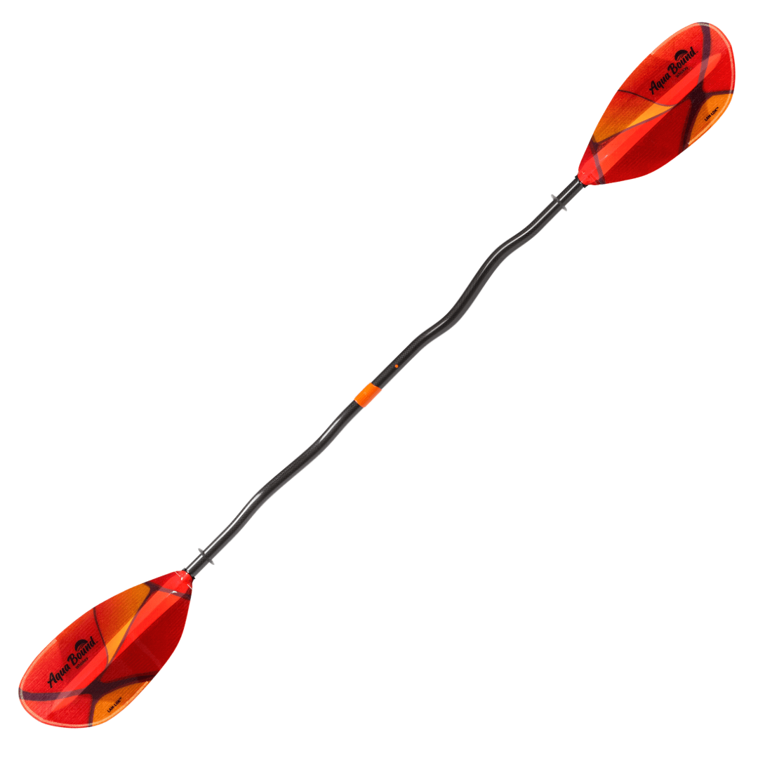 Whiskey Fiberglass 2-Piece Bent Shaft Kayak Paddle, Kayak Paddle, Aqua Bound, Solar Flare 200 cm at Festive Water Paddlesports
