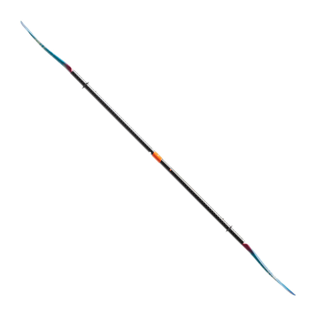 Whiskey Fiberglass 4-Piece Straight Shaft Kayak Paddle, Kayak Paddle, Aqua Bound, Northern Lights 200 cm at Festive Water Paddlesports