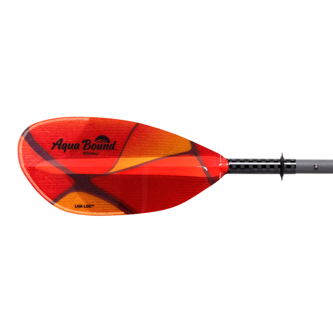 Whiskey Fiberglass 4-Piece Straight Shaft Kayak Paddle, Kayak Paddle, Aqua Bound, Solar Flare 200 cm at Festive Water Paddlesports