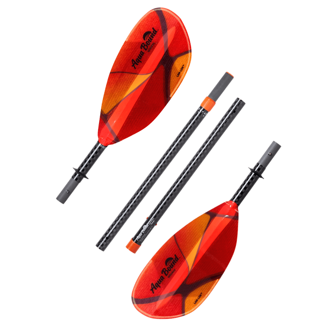 Whiskey Fiberglass 4-Piece Straight Shaft Kayak Paddle, Kayak Paddle, Aqua Bound, Solar Flare 200 cm at Festive Water Paddlesports