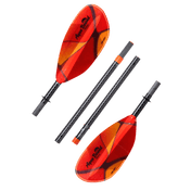 Whiskey Fiberglass 4-Piece Straight Shaft Kayak Paddle, Kayak Paddle, Aqua Bound, Solar Flare 200 cm at Festive Water Paddlesports