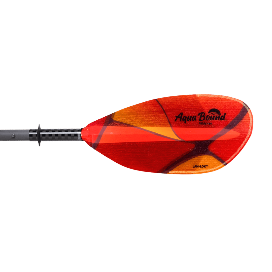 Whiskey Fiberglass 4-Piece Straight Shaft Kayak Paddle, Kayak Paddle, Aqua Bound, Solar Flare 200 cm at Festive Water Paddlesports