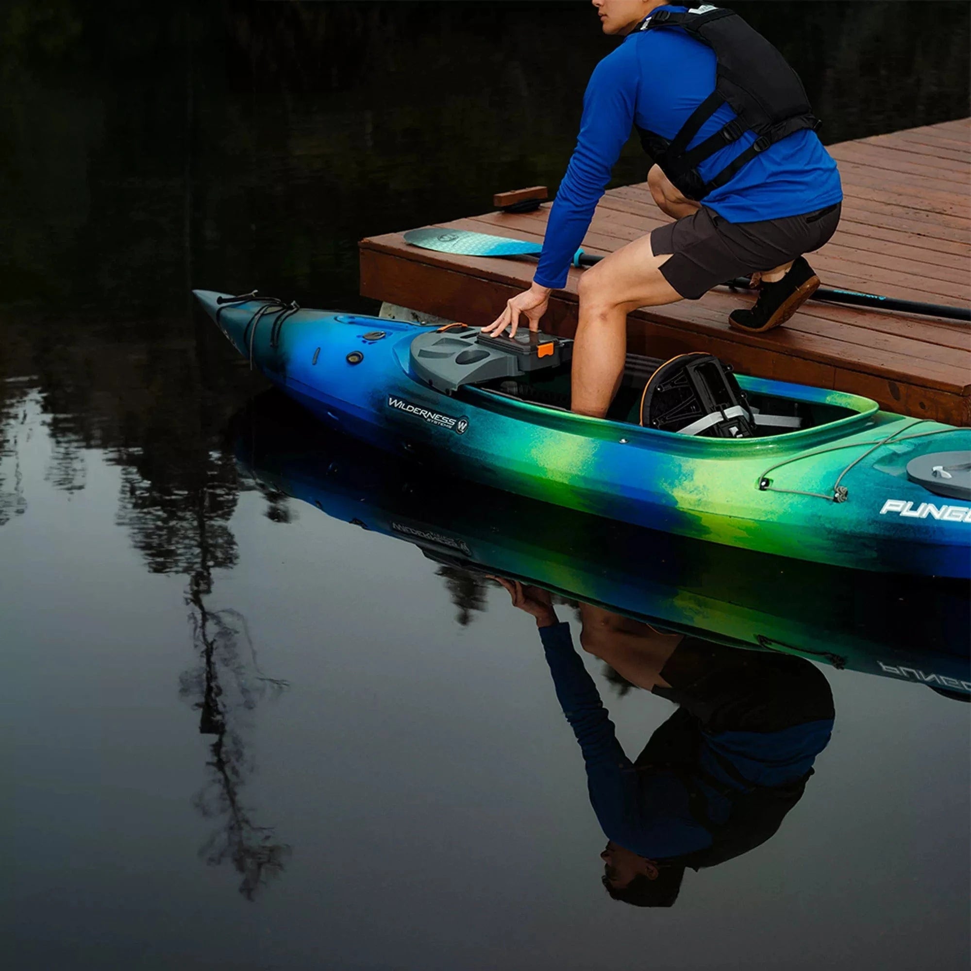 Wilderness Systems Pungo 120 Sit - Inside Recreational Kayak, Recreational Kayak, Wilderness Systems, Forest Green, , at Festive Water Paddlesports