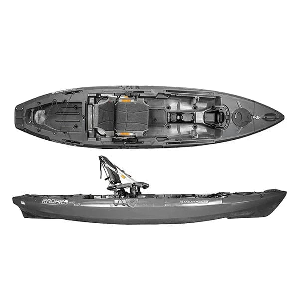Wilderness Systems Radar 115 Fishing Kayak, Fishing Kayak, Wilderness Systems, Steel Gray, , at Festive Water Paddlesports