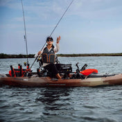 Wilderness Systems RECON 120 HD Pedal Drive Fishing Kayak with AirPro ACES seat, Fishing Kayak, Wilderness Systems, Mesa Camo, , at Festive Water Paddlesports