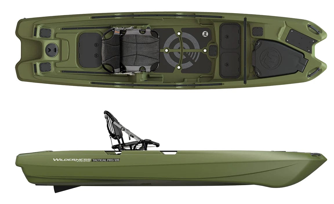 Wilderness Systems Tactical Pro 128, Fishing Kayak, Wilderness Systems, Ranger Green, , at Festive Water Paddlesports