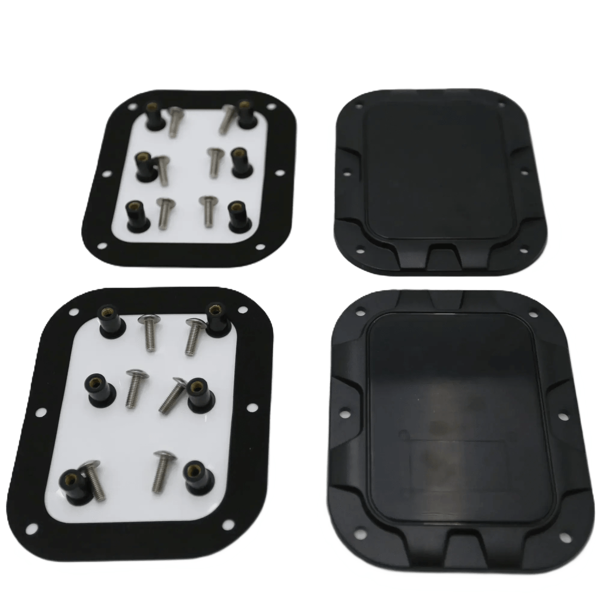 WIlderness Systems Tactical Pro Thru - Hull Plate 2PK with Hardware Kit, Kayak Parts, Wilderness Systems, , , at Festive Water Paddlesports