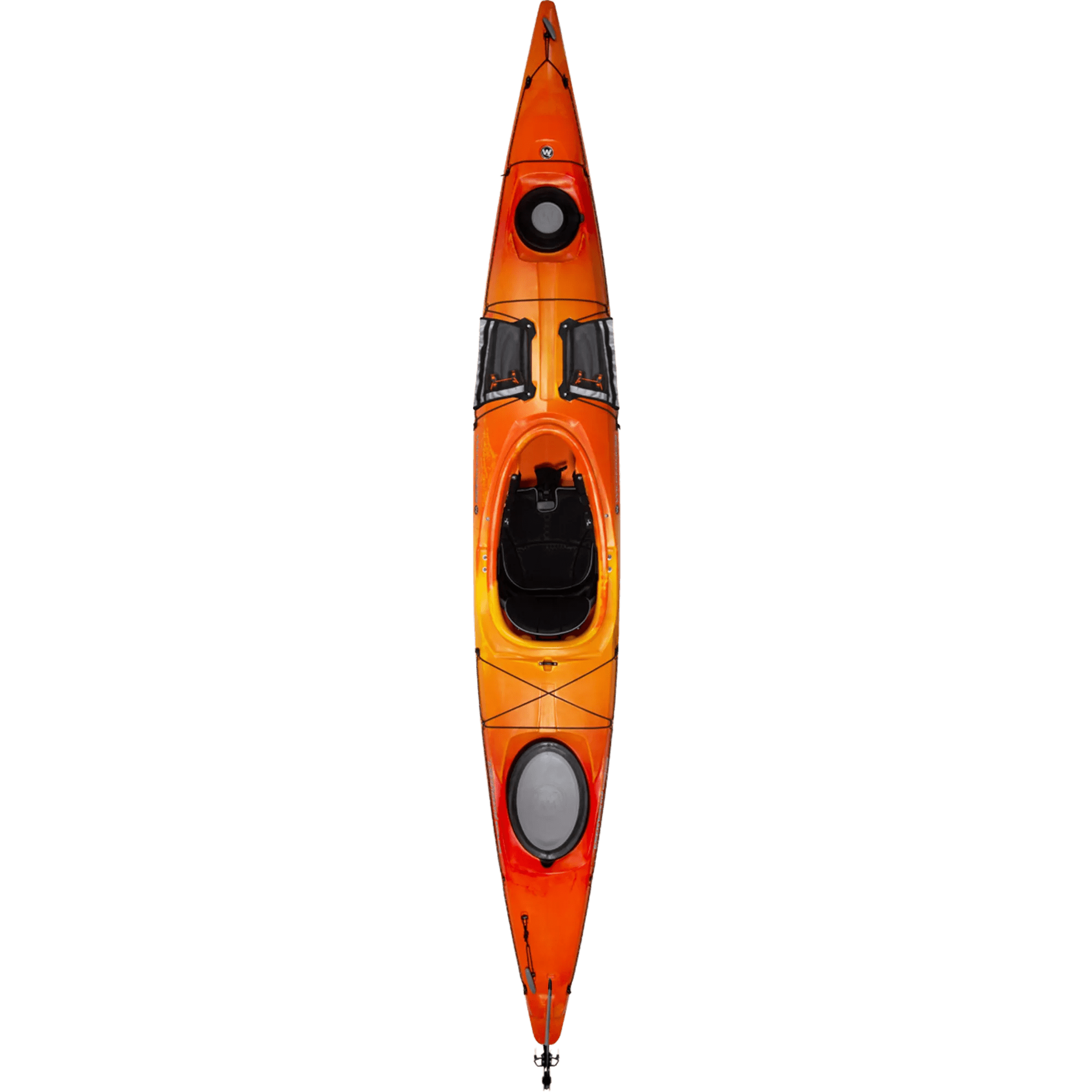 Wilderness Systems Tsunami 145 Day Touring Kayak with Rudder, Touring Kayak, Wilderness Systems, Mango, , at Festive Water Paddlesports