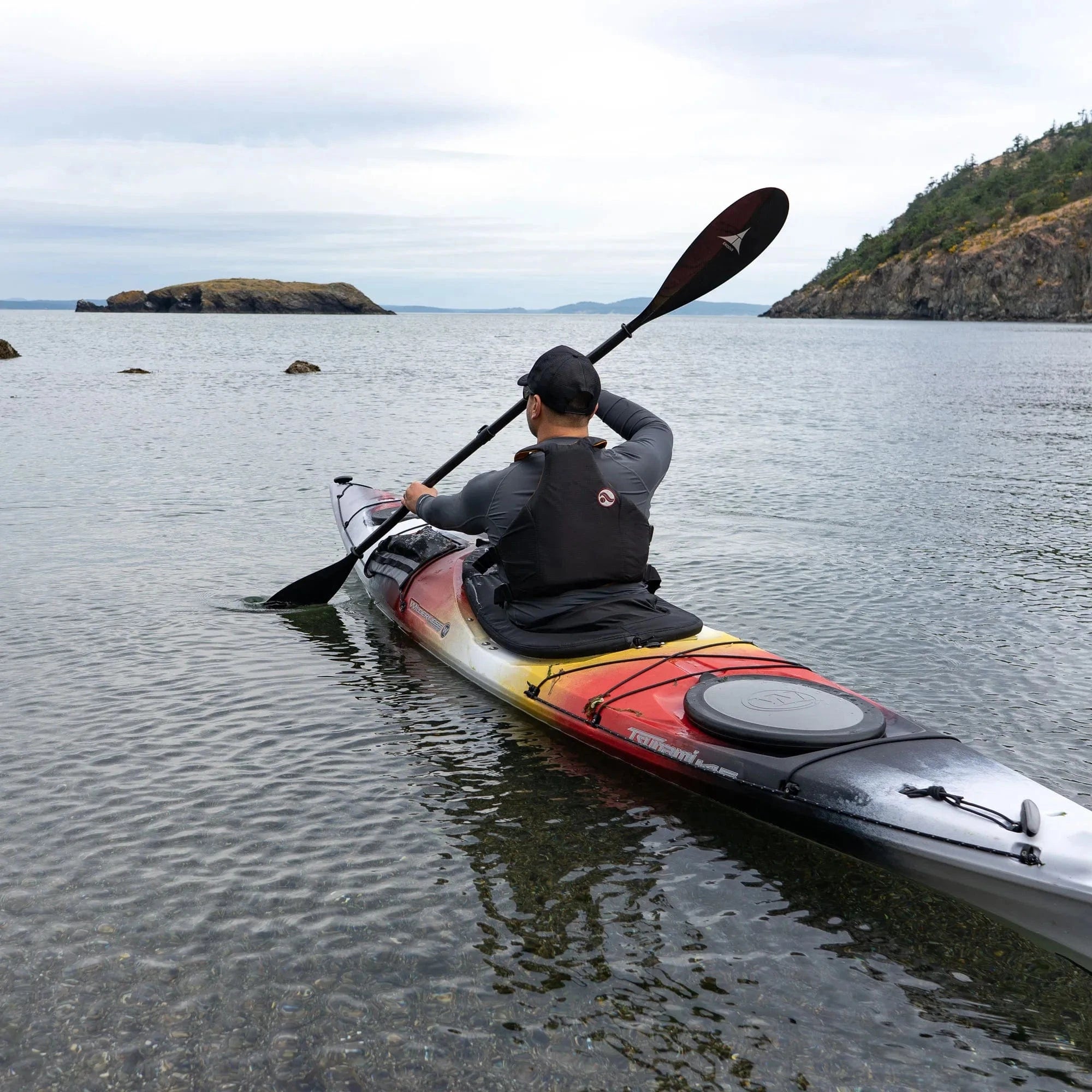 Wilderness Systems Tsunami 145 Day Touring Kayak with Rudder, Touring Kayak, Wilderness Systems, Purple Dawn, , at Festive Water Paddlesports