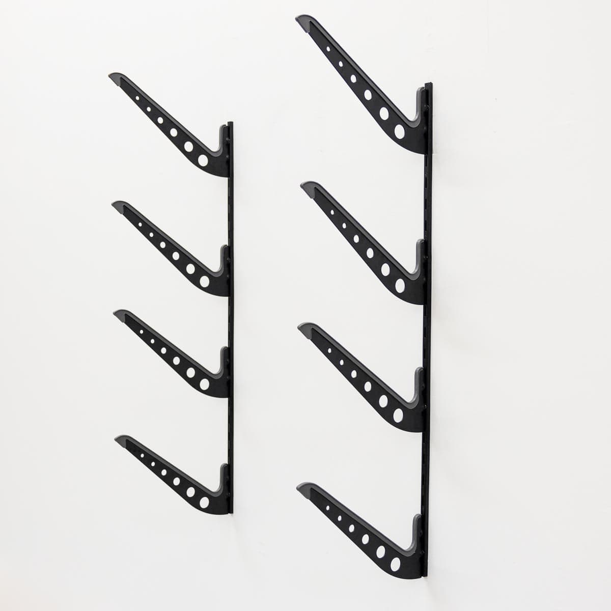 XSR Adjustable Wall Rack | Multi - Use | 4 Levels | Black, Wall Mounted, StoreYourBoard, , , at Festive Water Paddlesports