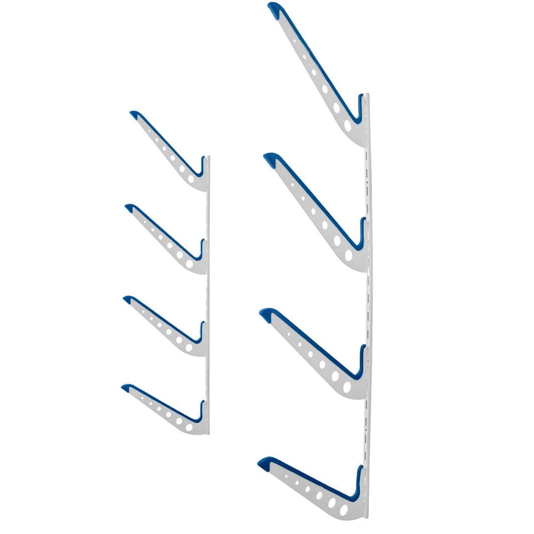 XSR Adjustable Wall Rack | Multi - Use | 4 Levels | White, Wall Mounted, StoreYourBoard, , , at Festive Water Paddlesports