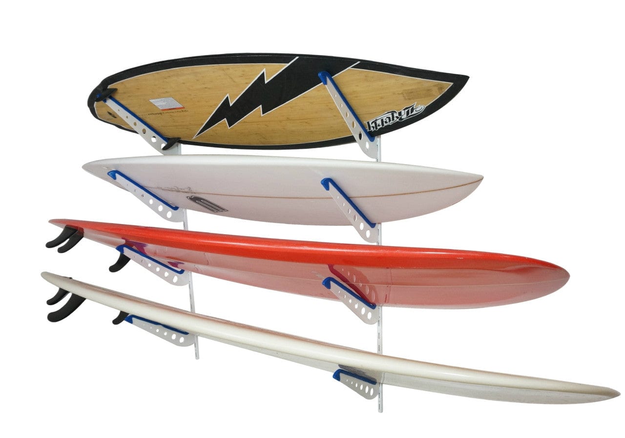 XSR Adjustable Wall Rack | Multi - Use | 4 Levels | White, Wall Mounted, StoreYourBoard, , , at Festive Water Paddlesports