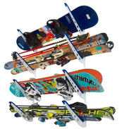 XSR Adjustable Wall Rack | Multi - Use | 4 Levels | White, Wall Mounted, StoreYourBoard, , , at Festive Water Paddlesports