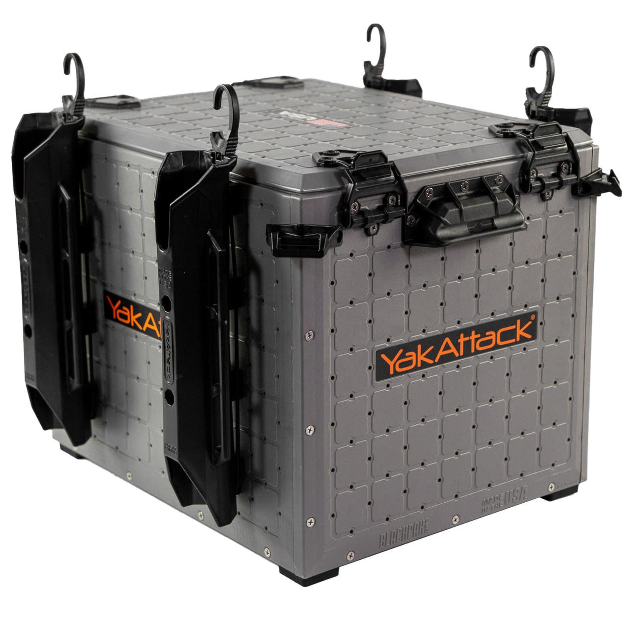 YakAttack BlackPak Pro Kayak Fishing Crate, Kayak Crate, YakAttack, 13" x 13", Battle Ship Grey, at Festive Water Paddlesports