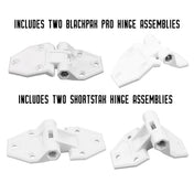Yakattack Hinge and Latch Kit, , Festive Water Paddlesports, White at Festive Water Paddlesports