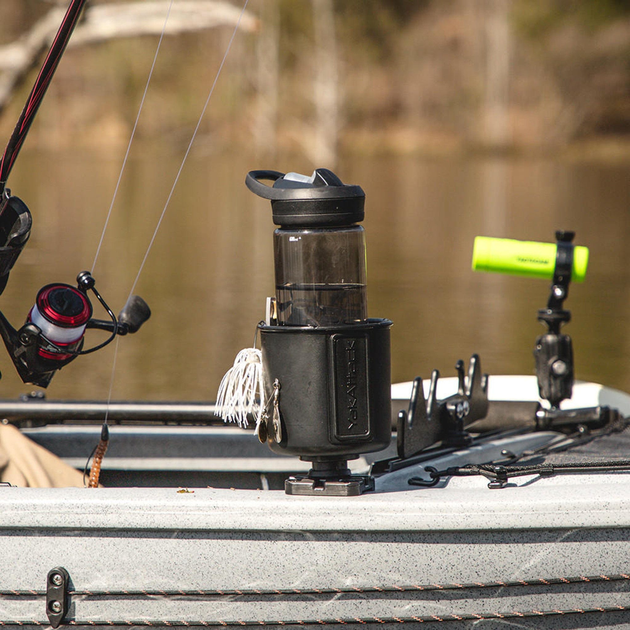 YakAttack MultiMount Cup Holder, Kayak Rigging, YakAttack, , , at Festive Water Paddlesports