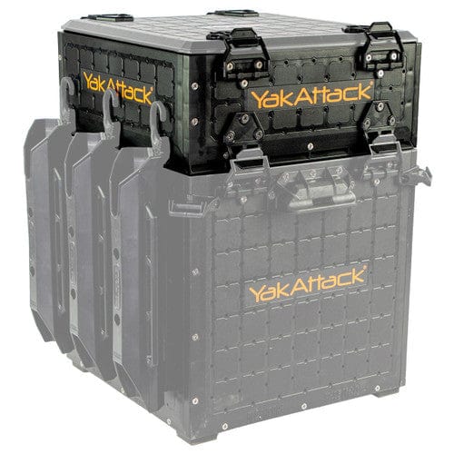 YakAttack ShortStak Upgrade Kit for BlackPak Pro, Kayak Crate, YakAttack, 13x13, Black, at Festive Water Paddlesports