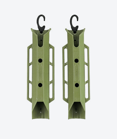 YakAttack TetherTube Rod Holder 2 Pack, Kayak Rigging, YakAttack, Olive Green at Festive Water Paddlesports
