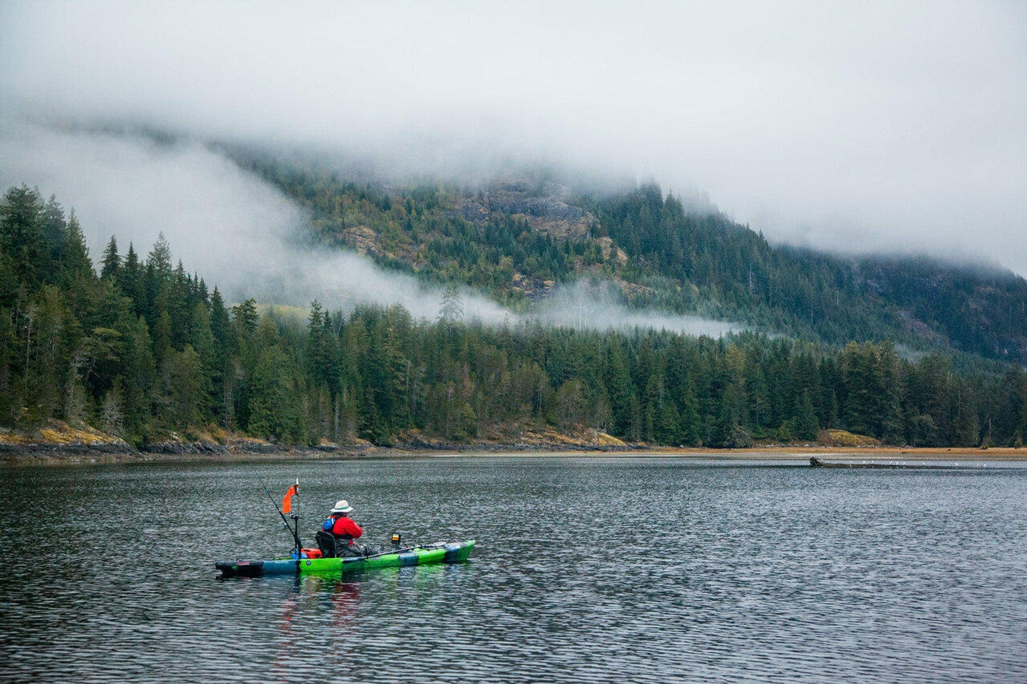 YakAttack VISICarbon Pro LED Light & Flag Kit, Kayak Rigging, YakAttack, , , at Festive Water Paddlesports