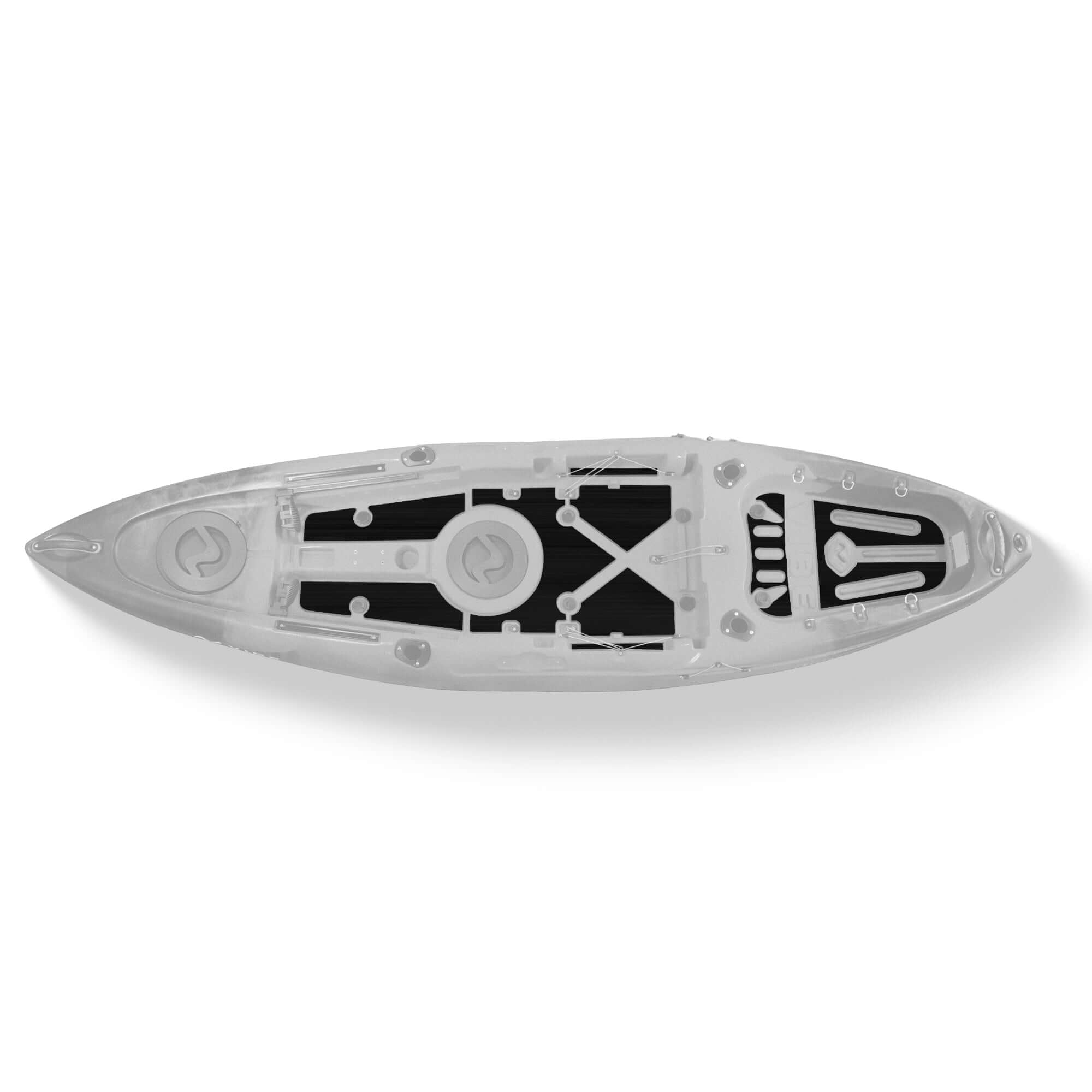 Yellowfin 100 Premium Deck Padding, Accessories, Vibe Kayaks, Black at Festive Water Paddlesports