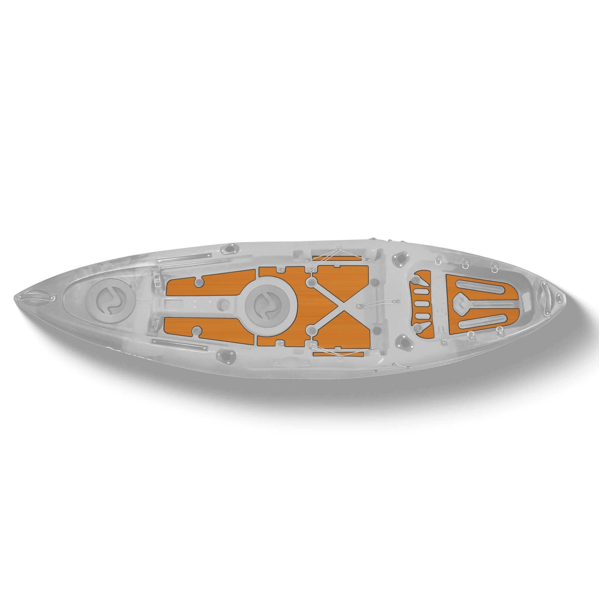 Yellowfin 100 Premium Deck Padding, Accessories, Vibe Kayaks, Teak at Festive Water Paddlesports