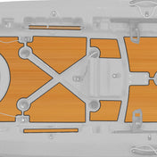 Yellowfin 130T Premium Deck Padding, Accessories, Vibe Kayaks, Black at Festive Water Paddlesports