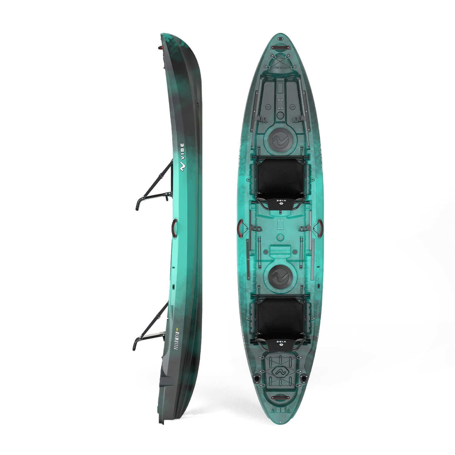 Yellowfin 130T Tandem, Kayaks, Vibe Kayaks, Caribbean Blue at Festive Water Paddlesports