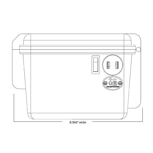 YP - BBK Power Pack Battery Box, , Yak Power, , , at Festive Water Paddlesports