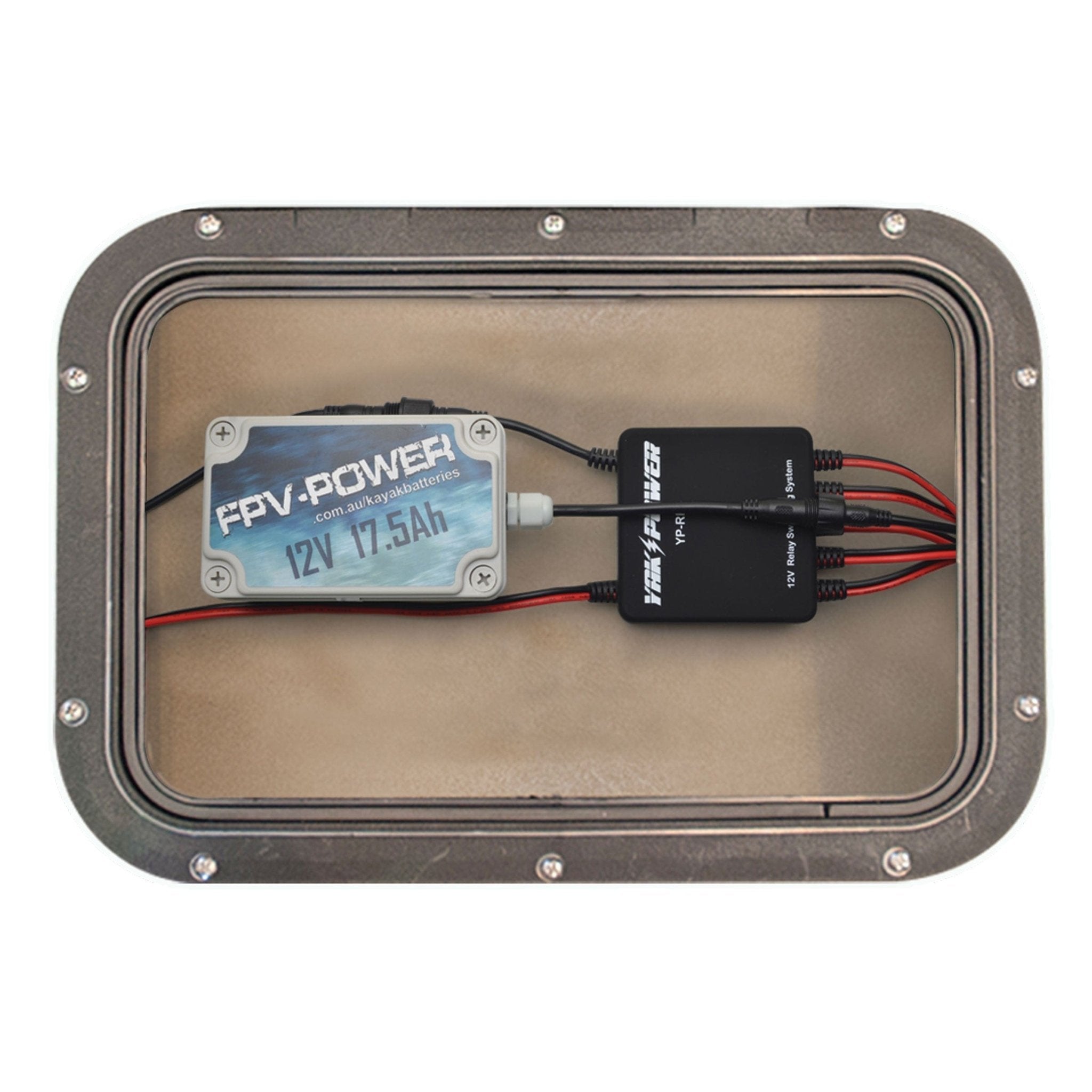 YP - BTP12FPV 12” Battery Terminal Connector with SAE to FPV Battery Connector, , Yak Power, , , at Festive Water Paddlesports