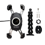 YP - MPWC 12 Volt Mobile Phone Wireless Fast Charger (15W) | One Hand Operation | 360 Degree Adjustable Gooseneck Action Mount, , Yak Power, , , at Festive Water Paddlesports