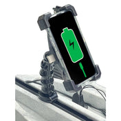 YP - MPWC 12 Volt Mobile Phone Wireless Fast Charger (15W) | One Hand Operation | 360 Degree Adjustable Gooseneck Action Mount, , Yak Power, , , at Festive Water Paddlesports