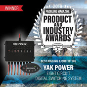 YP - RP8R 8 Circuit Bluetooth Enabled Switching System, Electronics, Yak Power, , , at Festive Water Paddlesports