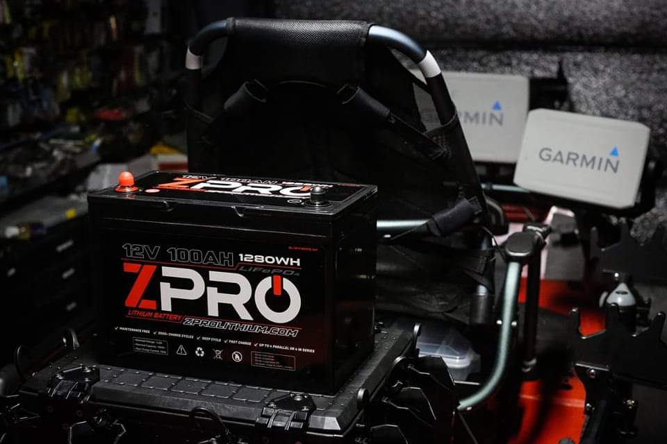 ZPro 12v 100ah Lithium Battery, Battery, ZPro, , , at Festive Water Paddlesports