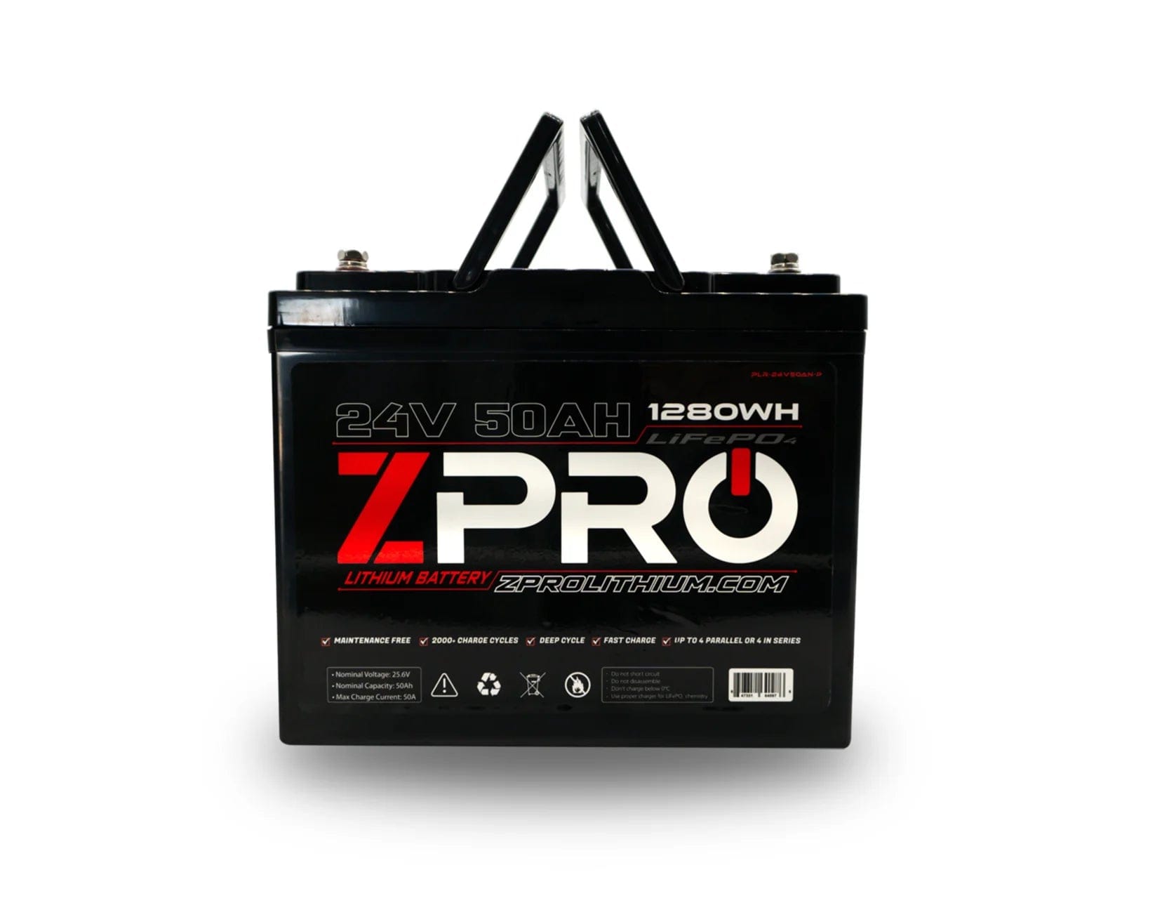 Zpro 24v 50ah Lithium Battery, Lithium Battery, ZPro, , , at Festive Water Paddlesports