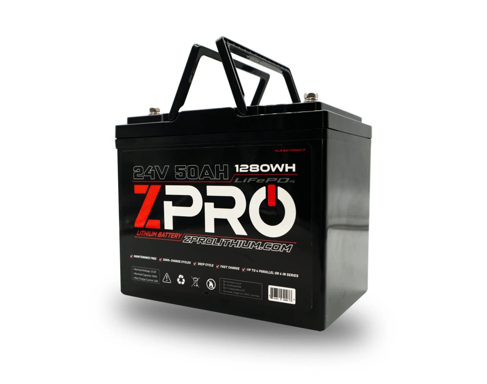 Zpro 24v 50ah Lithium Battery, Lithium Battery, ZPro, , , at Festive Water Paddlesports