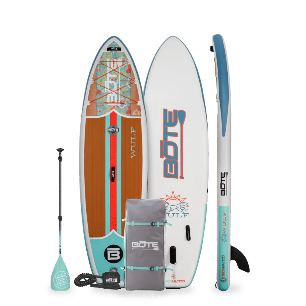 BOTE WULF Aero 10′4″ Inflatable Paddle Board - Festive Water