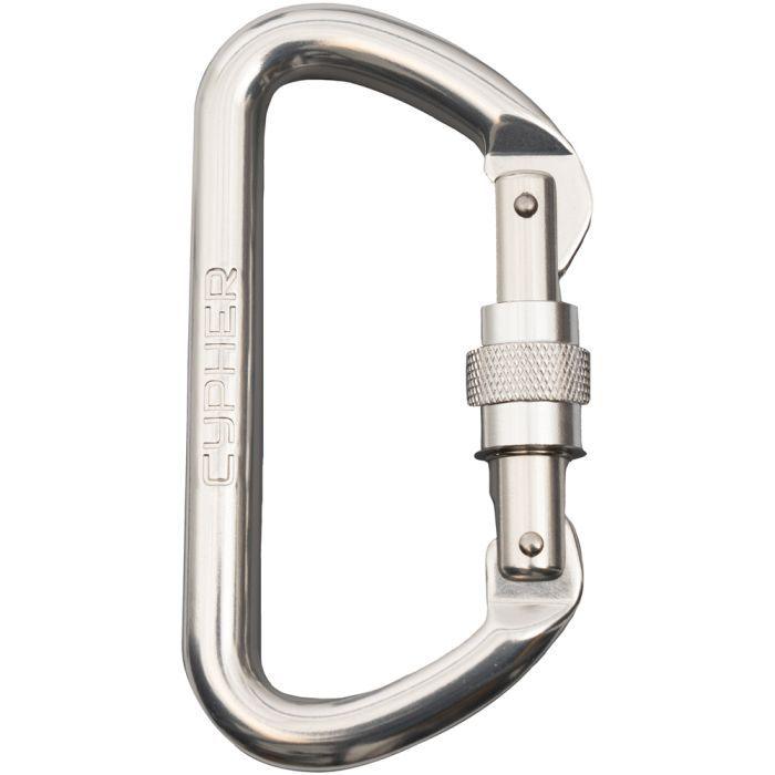 Cypher D Screwgate Locking Carabiner - Festive Water