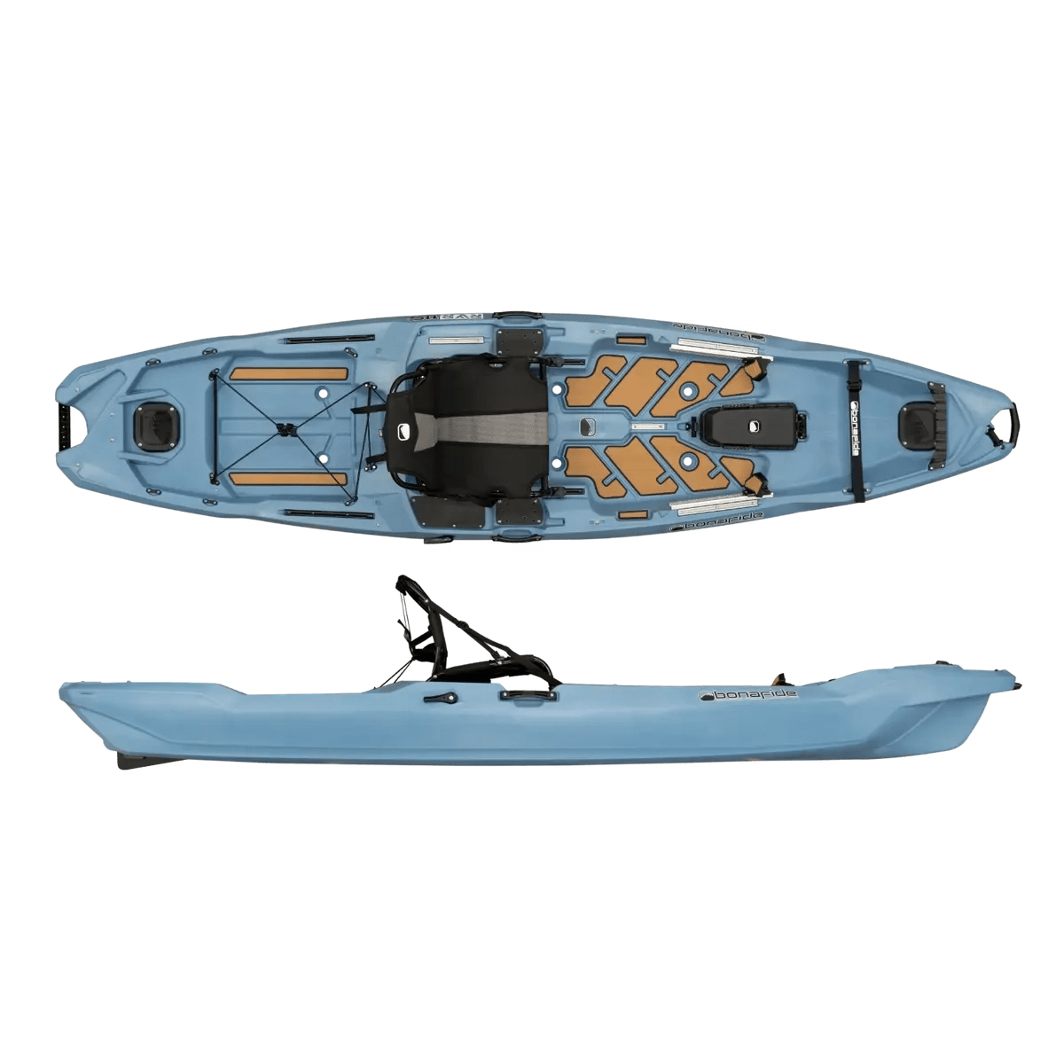Bonafide RVR119 River Fishing Kayak, Fishing Kayak, Bonafide, Steel, , at Festive Water Paddlesports
