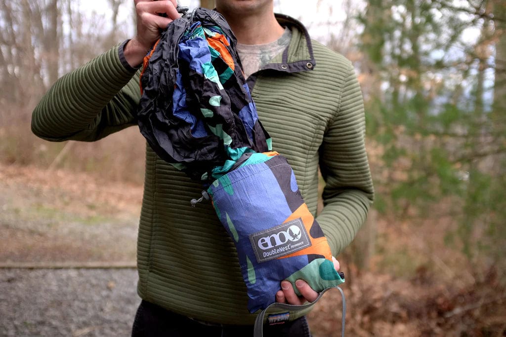 ENO DoubleNest Print Hammock - Festive Water