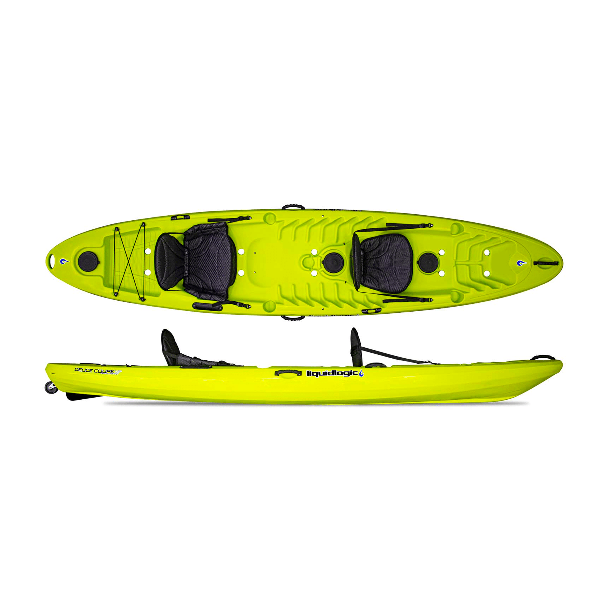 Liquidlogic Deuce Coupe Tandem Kayak, Recreation Kayak, Liquidlogic, Venom, , at Festive Water Paddlesports