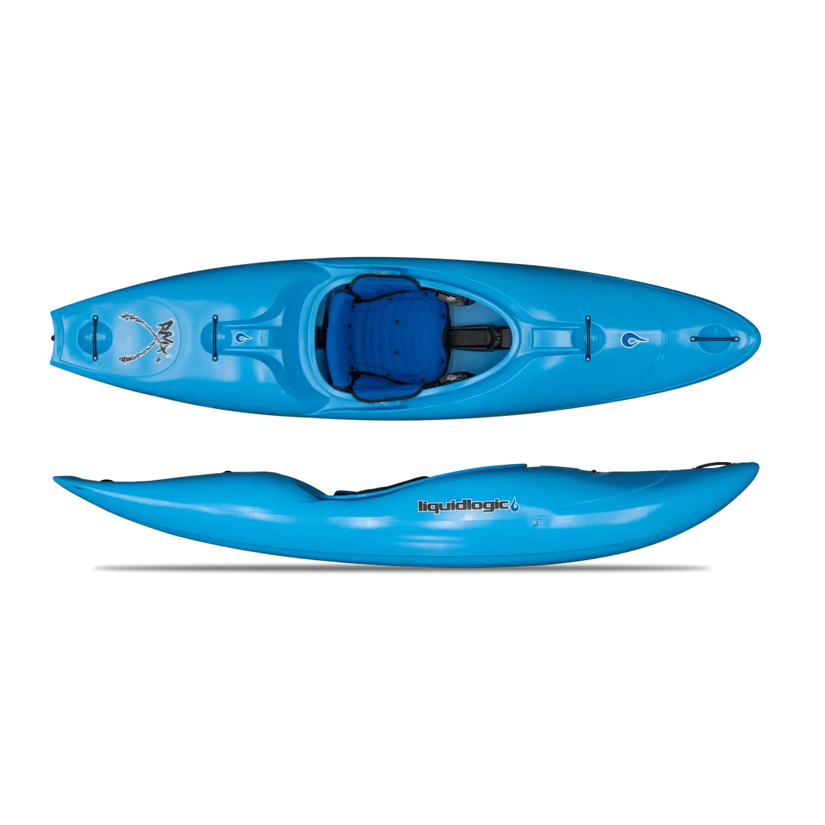 Liquidlogic RMX Whitewater Kayak, Whitewater Kayak, Liquidlogic, Shark Blue 76, , at Festive Water Paddlesports