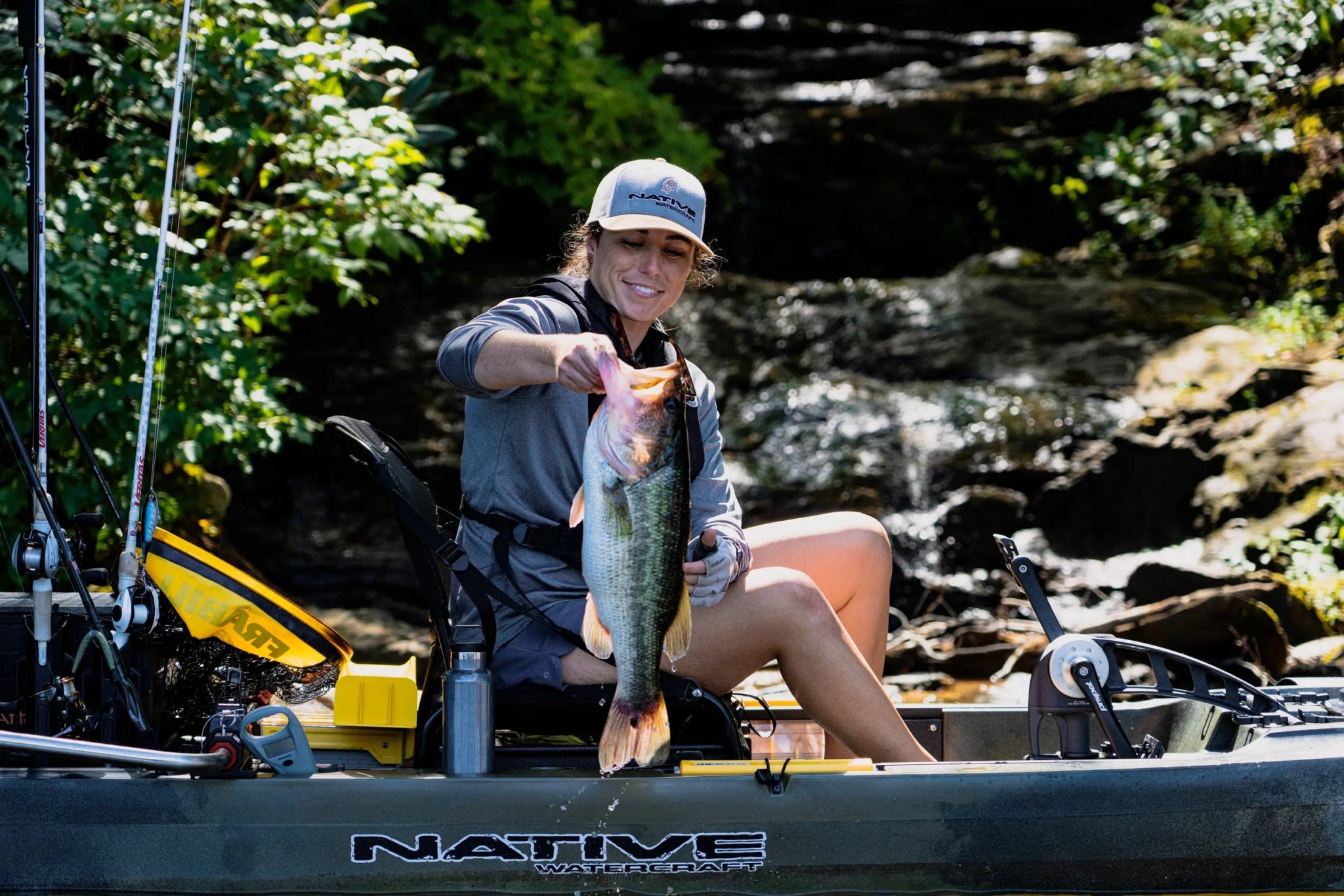 Native Slayer Propel Max 12.5 Pedal Kayak, Fishing Kayak, Native Watercraft, Hidden Oak, , at Festive Water Paddlesports